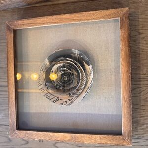 Framed Paper Flower Art